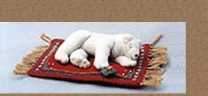 Polar Bear on a Red Rug